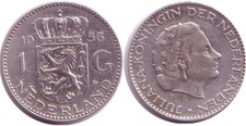 Niederlande 1 Gulden 1956