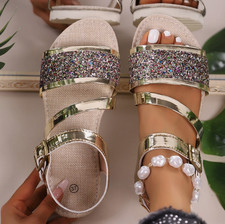 Damen Sandalen Hausschuhe