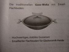 SPRING Wok Gußeisen