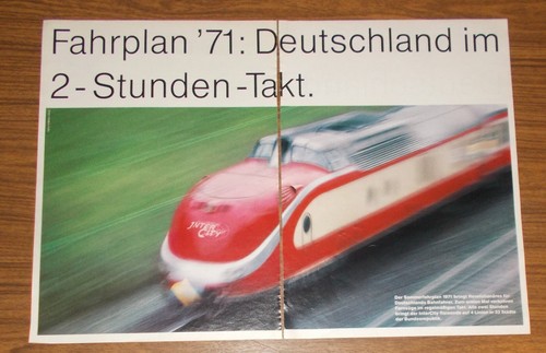Seltene werbung deutsche bahn - seltene,