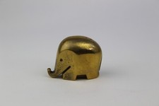 Luigi Colani Elefant Skulptur Messing massiv 70er 70s Design 6,5x5,5cm Klassiker