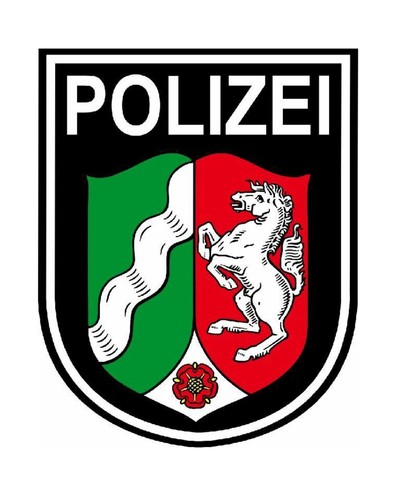 Aufkleber polizei nrw schwarz - aufkleber,