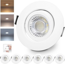 Flache LED Einbaustrahler 230V