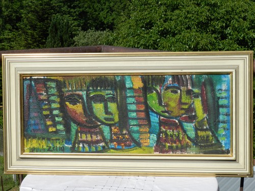 Louis zelig oil - on, canvas