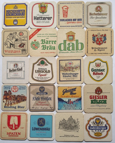 Alte bierdeckel - alte,