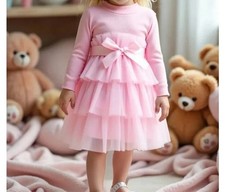 Niedliches mädchenkleid tüll - niedliches,