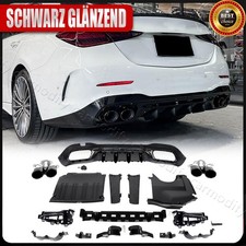 Glanz Schwarz Heckdiffusor