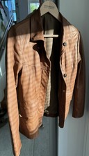 MANUFACTUM Lederware HACK: LederJacke, Roadster Cabrio Aero, Lammleder, 38