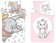 Disney Dumbo Marie Baby + Kinderbettwäsche 100x135cm + 40x60cm 100 % Baumwolle