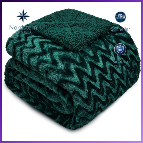 Kuscheldecke sherpa flauschig - kuscheldecke,