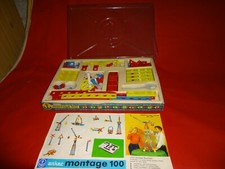 DDR Baukasten Plaste Anker Montage 100 Baukasten - Konstruktionskasten -