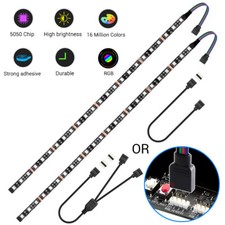 12V RGB Led Streifen Licht  mit 4pin RGB Header für PC Case Gamer DIY Aura Sync 