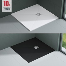 Duschwanne mineralguss Duschwanne 90x120 90x140cm Duschtasse Höhe: 3cm  Geoma09