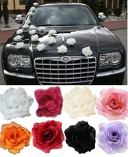 5x Rosen Braut Dekoration Autoschmuck Hochzeitsauto Auto Schmuck Autodeko