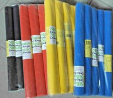 Krepp Papier basteln Deko Fasching 0,5 x 10 m je Rolle versch. Farben Auswahl