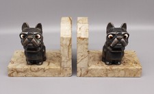 Ein Paar Buchstützen Marmor