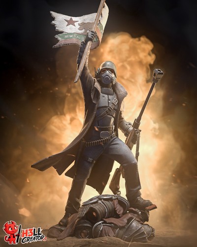 Ncr ranger fallout fan art - -,