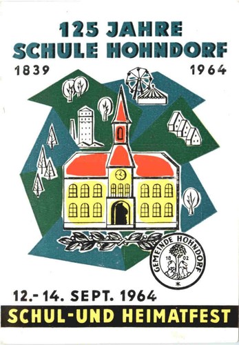 125 jahre schule hohndorf - schule, 1964