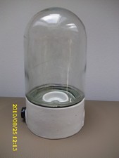 alte Kellerlampe Decken-Lampe Keramik Glas,Art Deco-Bauhaus,antik Lampe,vintage