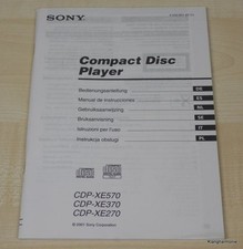 Sony CDP-XE270 / CDP-XE370 /