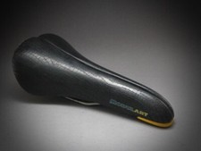 Selle Bassano Modul Art Adjustable Saddle / Black / 1990s / Titanium Rails Tube