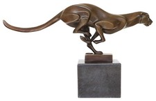 Bronzeskulptur Puma Raubkatze