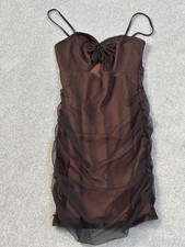 elegantes Cut-Out-Kleid -