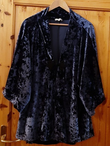 Damen samtjacke kimono - damen,