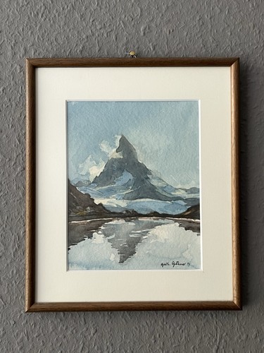 Orig aquarell matterhorn - orig.-aquarell,