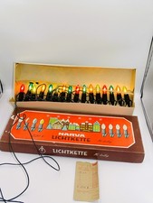 NARVA DDR Lichterkette 16-teilig bunt OVP funktioniert 3 Klipse defekt (1007)