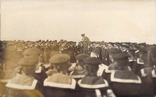 Truppenparade mit Marine Soldaten blanc
