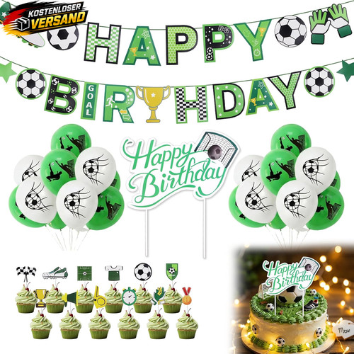 Tortendeko fußball set - set, 33