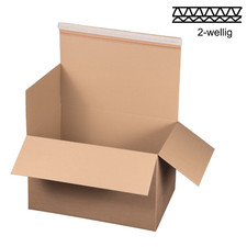 Versandkarton !2-wellig! Automatikbodenkarton mit Selbstklebung A3+