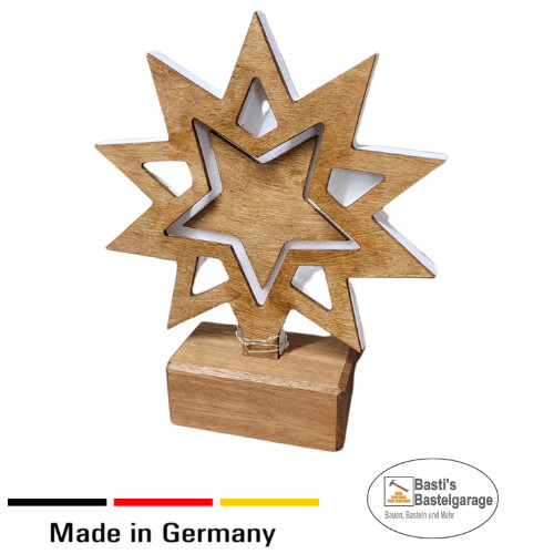 Aufsteller stern beleuchtet - stern,