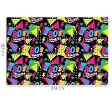 PARTY DEKO TISCHDECKE 80ER