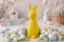 XXL Osterhase 30cm gelb