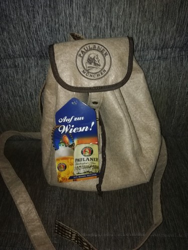Paulaner werbung filz rucksack - paulaner,