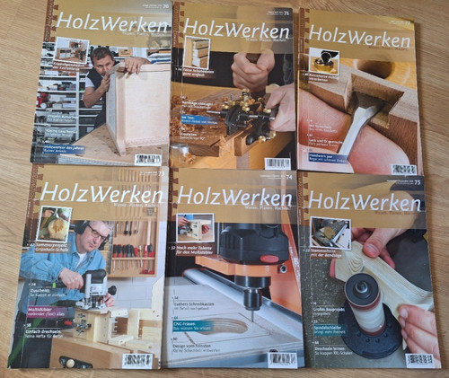 Zeitschrift holzwerken - 6x,