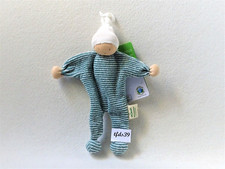 Alana Wichtel grün weiß Frottee Waldorf Puppe Schmusetuch Kuschel Ökolog (T199)