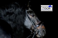 Trense Astoria Lack Sabrowski Schwarz Braun London Cognac weich VB WB TY ergonom