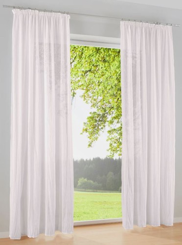 Dekostore weiß 245 130 cm - weiß,