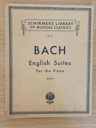 Bach englische suiten - j, s