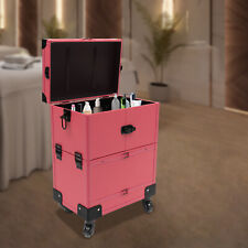 Schminkkoffer Kosmetik-Trolley Box Kosmetik-Organizer Rolling Make-up Koffer DHL