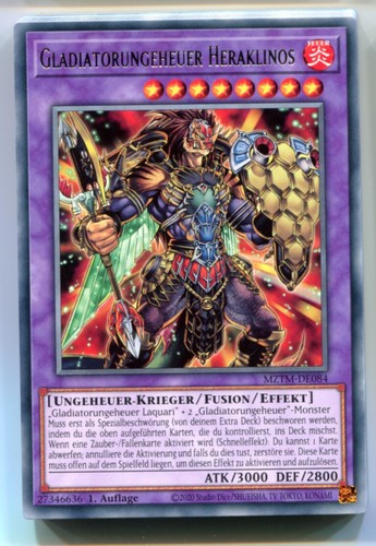 Gladiatorungeheuer - yu-gi-oh!,