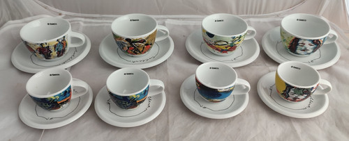Tasse mit untertasse 4 - tasse,