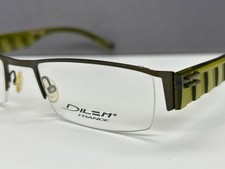 Dilem Brille Herren Damen Grün Olive groß Wechselbügel ZI016 UB013 NP:499€