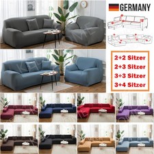 Sofabezug Ecksofa L Form Ecksofa Stretch Sofa Überzug Couchbezug 1/2/3/4 Sitzer