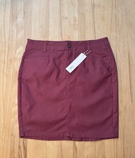 Neu  Edc By Esprit Hochwertiger Kunstleder Stretch Rock Weinrot Gr. 40
