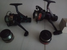 2 x GRAPHITE ROLLEN : SILSTAR  CX40 und BALZER MAGNA 35 SLX. BEIDE MIT E. SPULEN