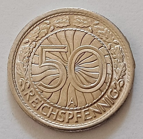 Weimar 50 reichspfennig - weimar,